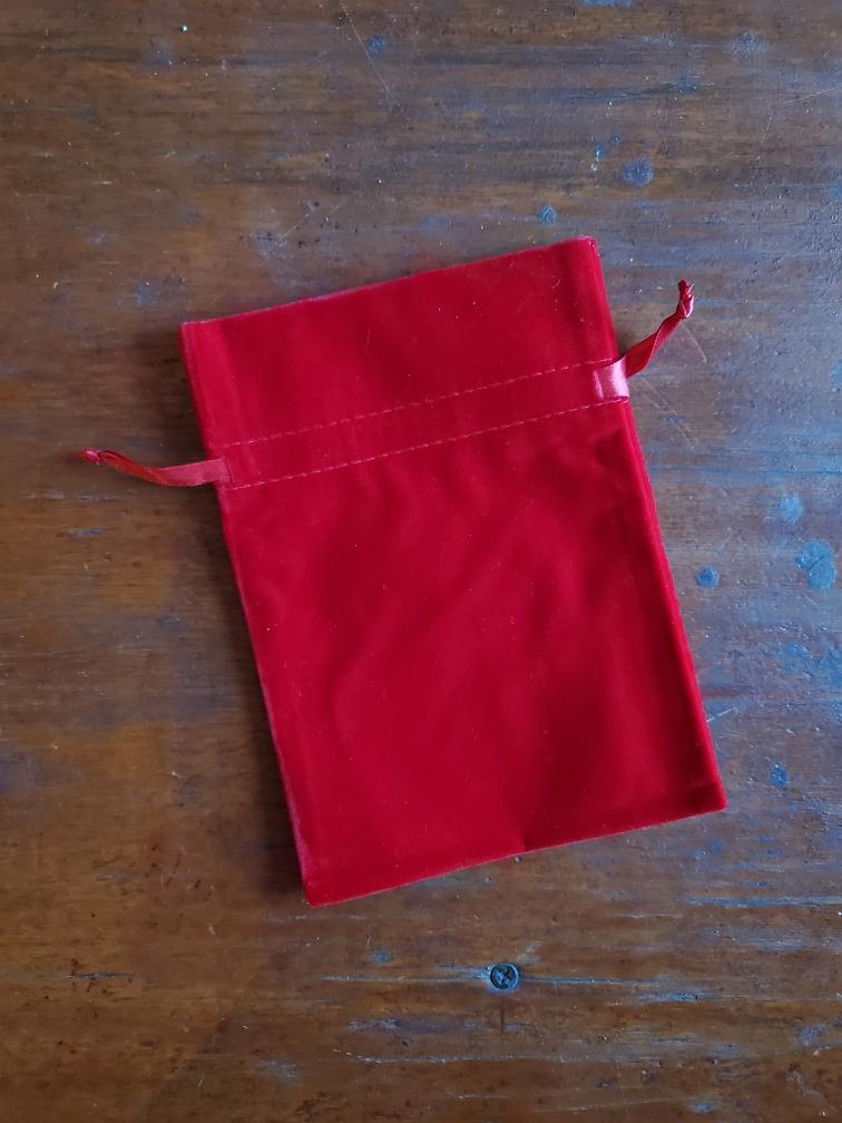 Red Velvet Bag 5”x7”