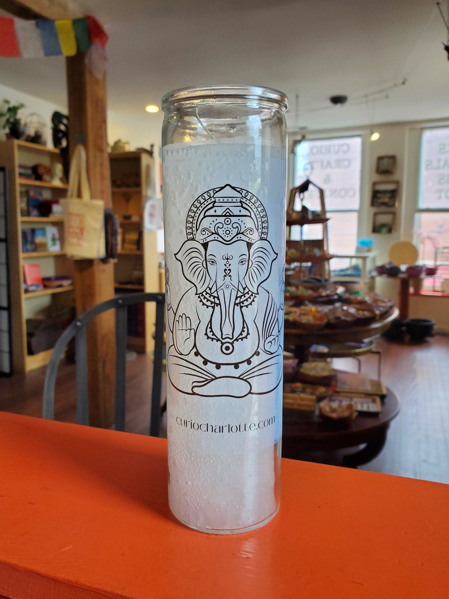 Curio Glass Enclosed Candle