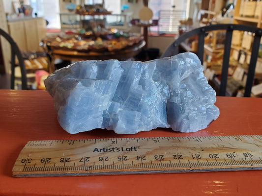 Blue Calcite Specimen