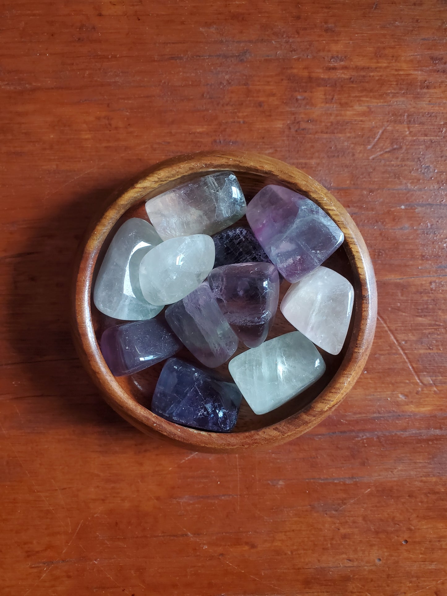 Rainbow Fluorite - Tumbled