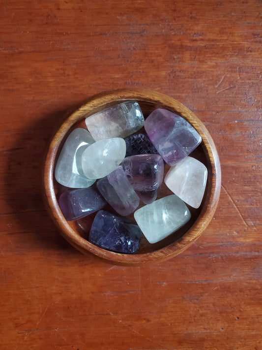 Rainbow Fluorite - Tumbled