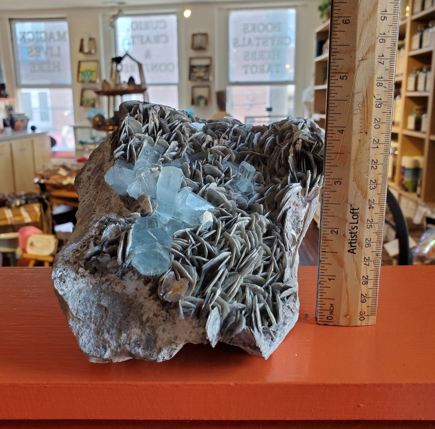 X-Large Aquamarine & Muscovite