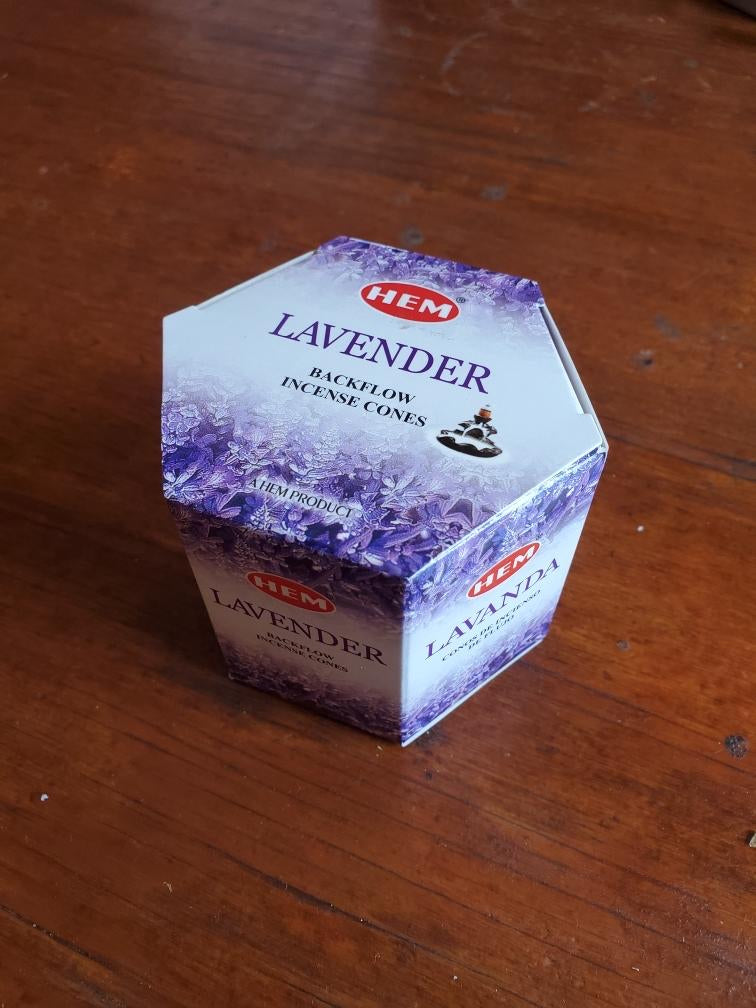 Lavender Backflow Incense Cones