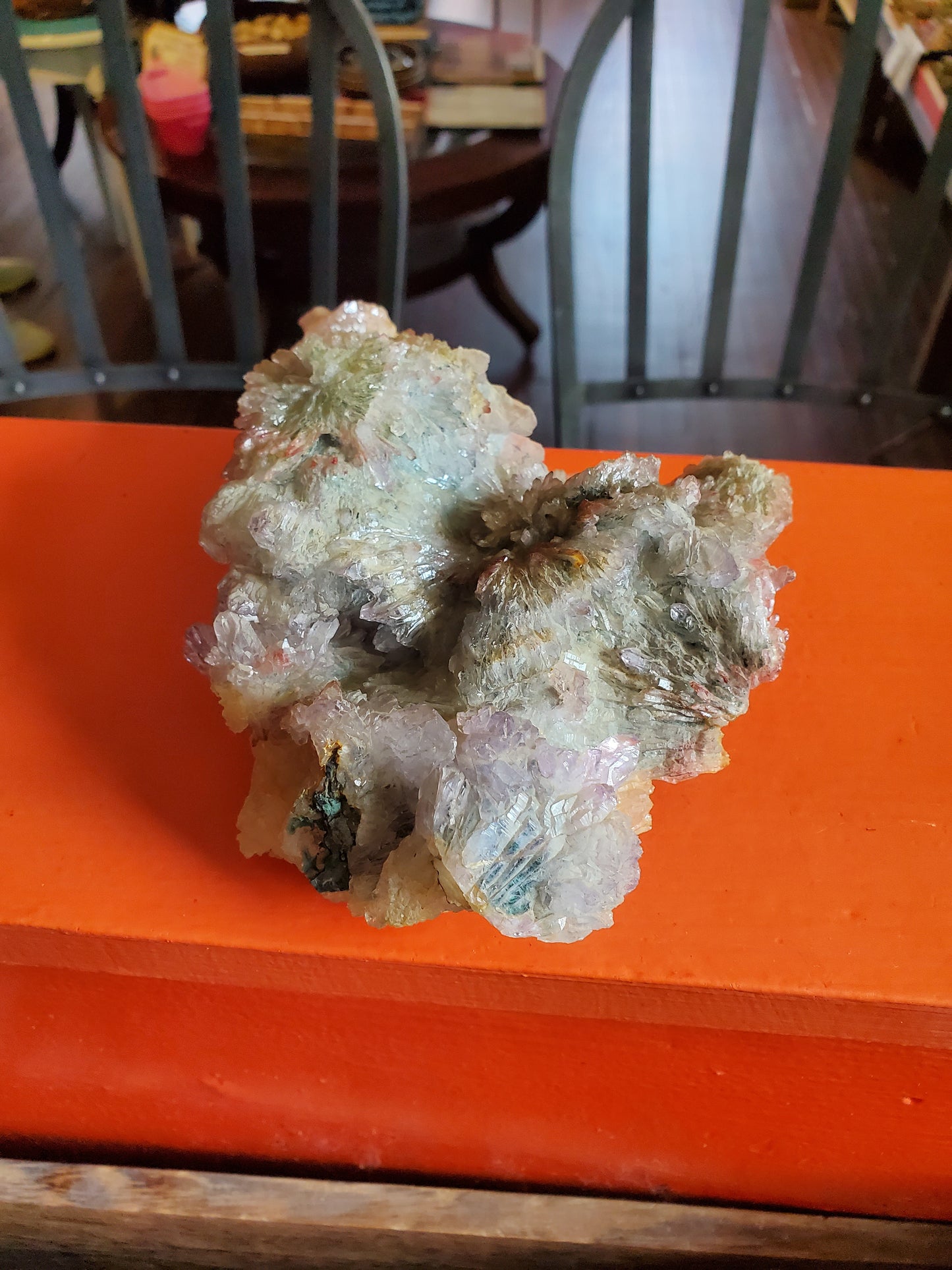 Fluorite Malachite Specimen
