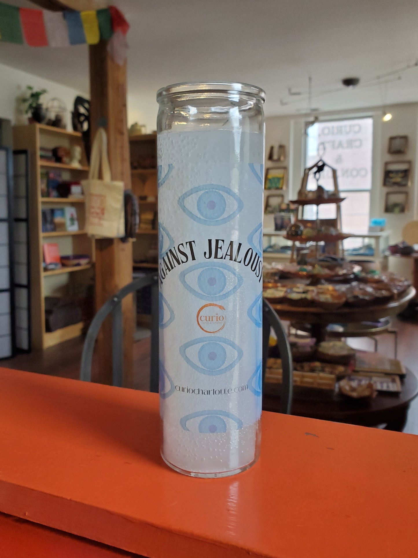 Curio Glass Enclosed Candle