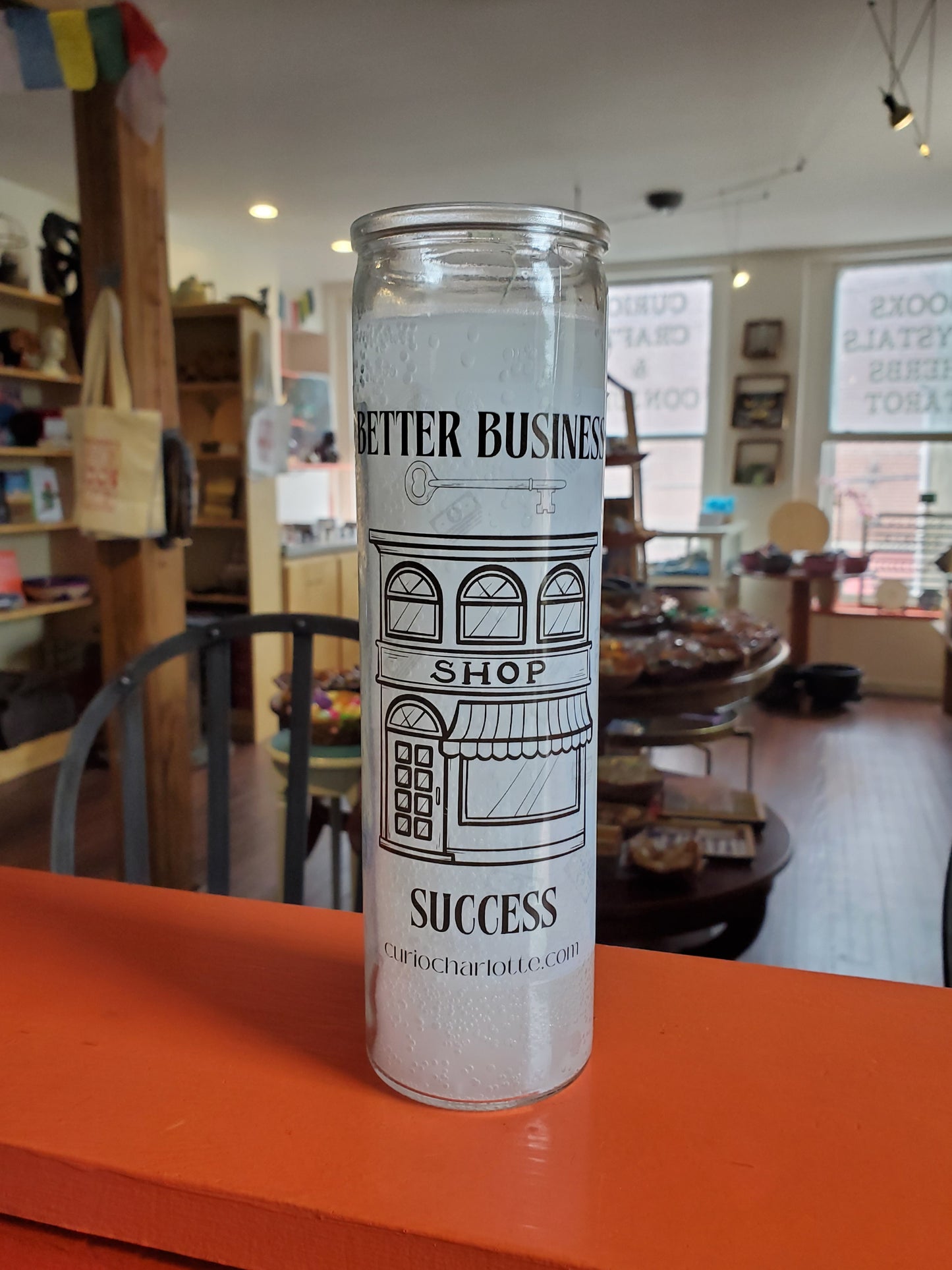 Curio Glass Enclosed Candle