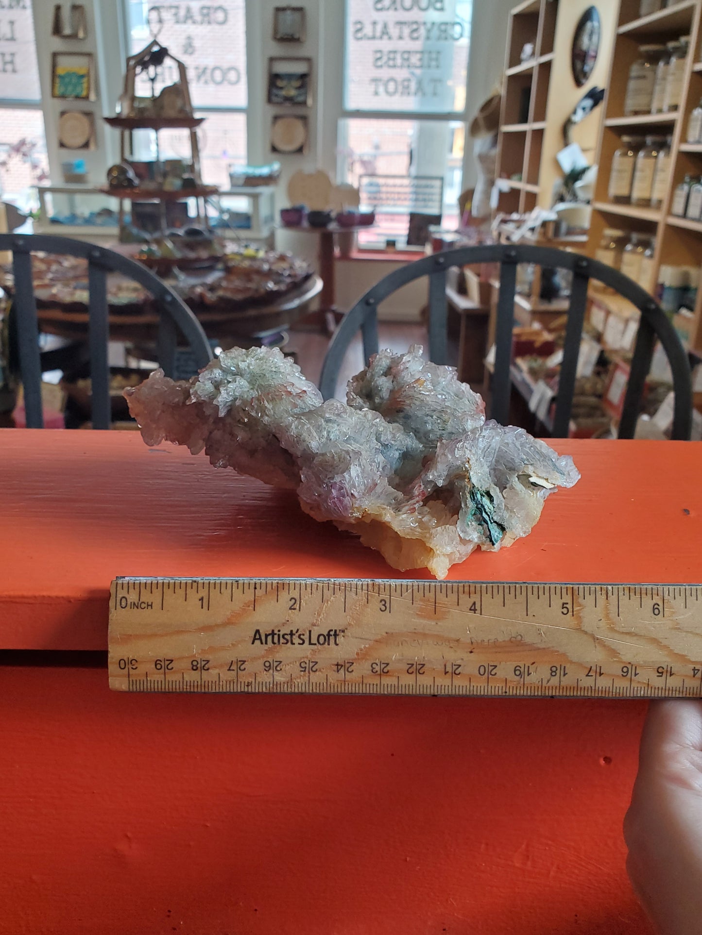Fluorite Malachite Specimen