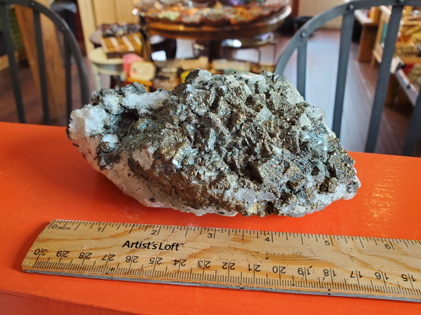 Fluorite with Pyrite - xl