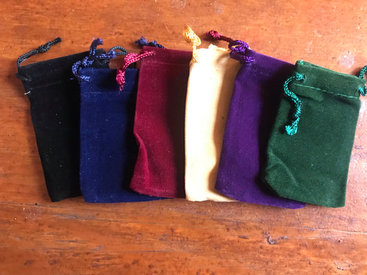 Assorted Velvet Bags - Sold Individually