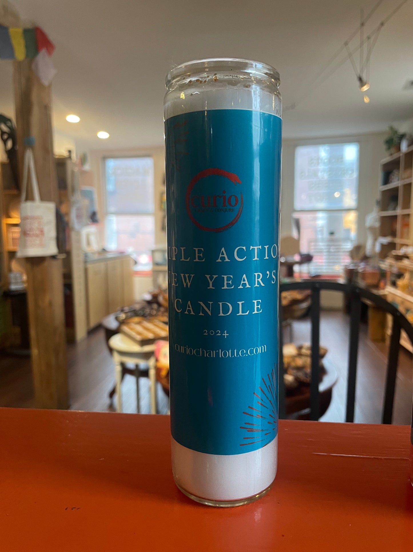 Curio Glass Enclosed Candle