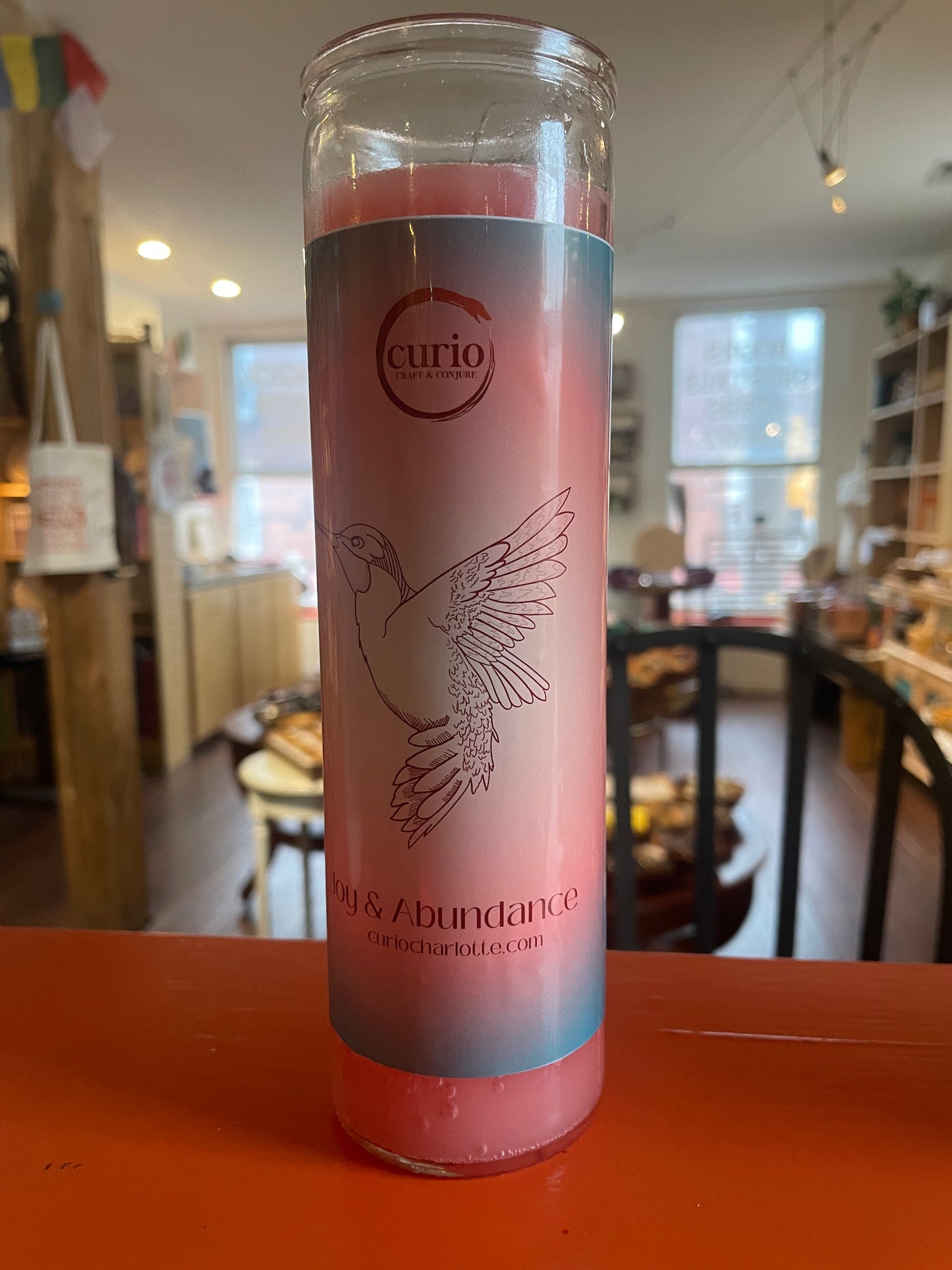 Curio Glass Enclosed Candle