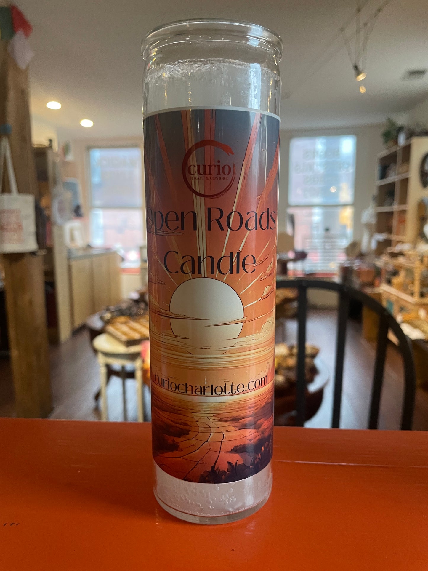 Curio Glass Enclosed Candle