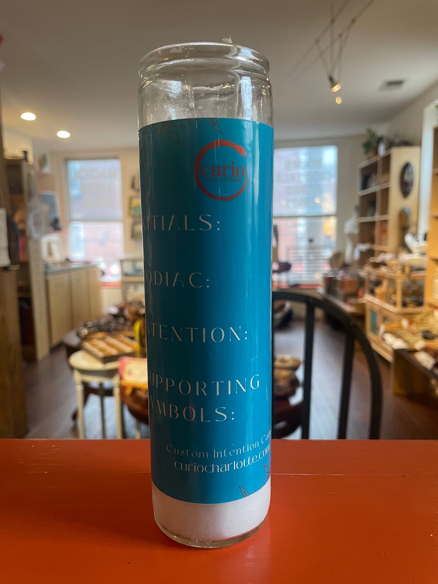 Curio Glass Enclosed Candle