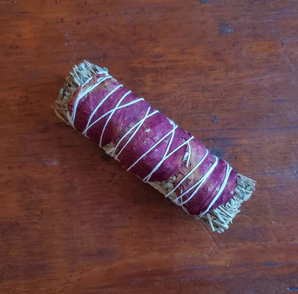 Blue Sage & Red Rose Bundle