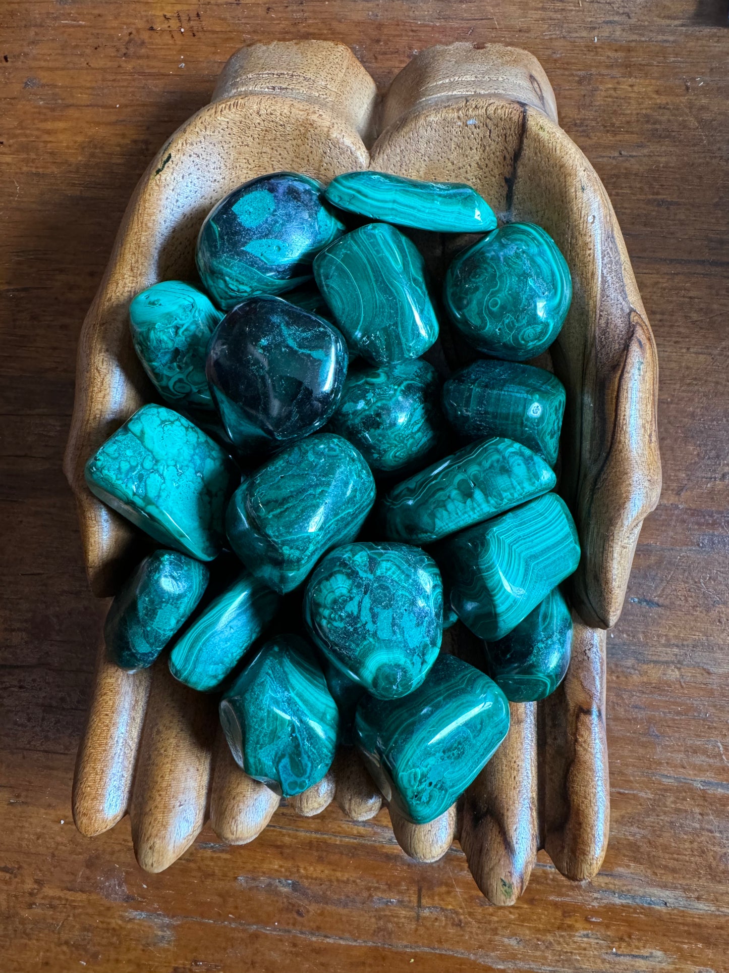 Malachite- tumbled