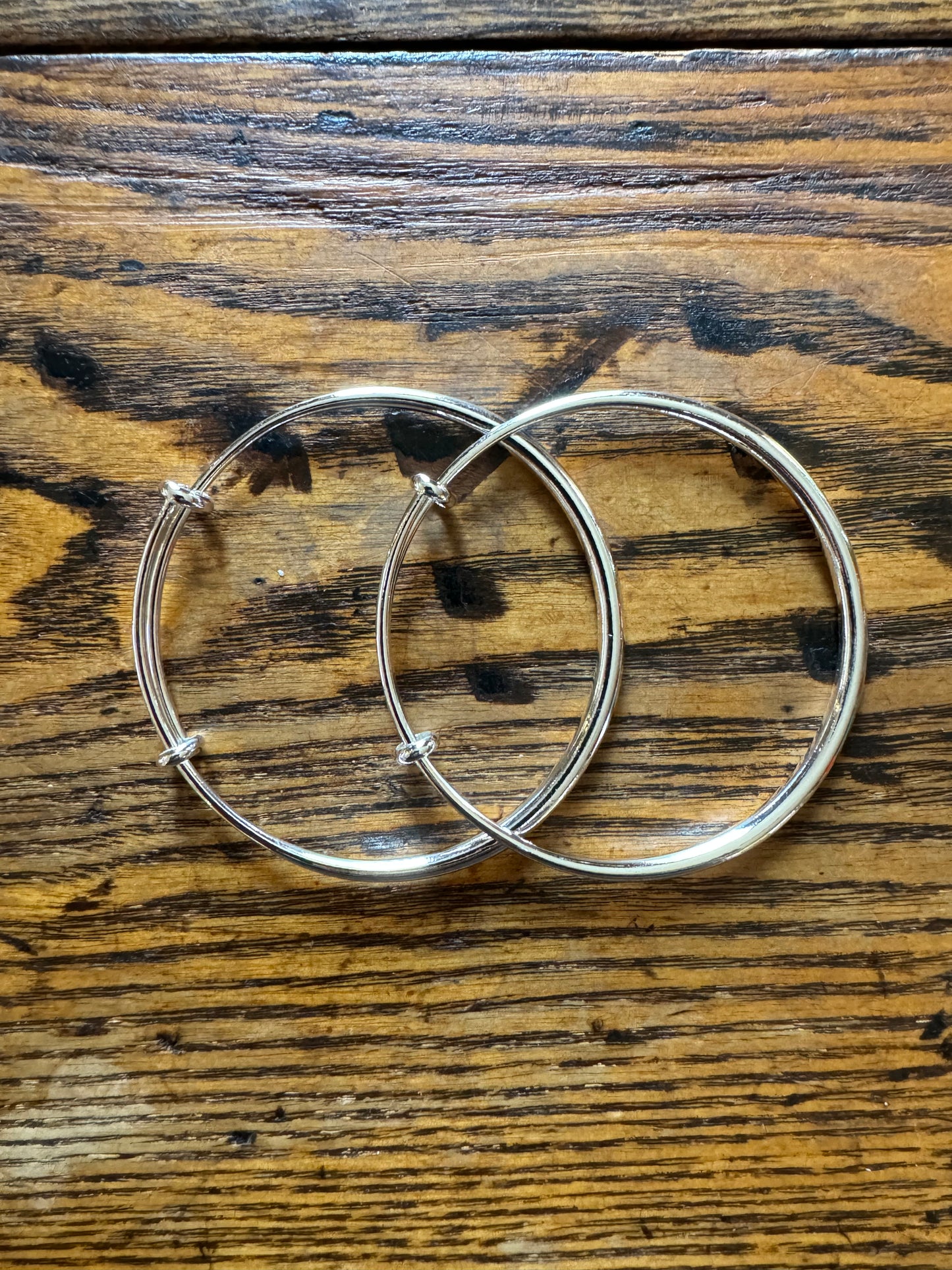 Sterling Silver Bangle- Set of 2