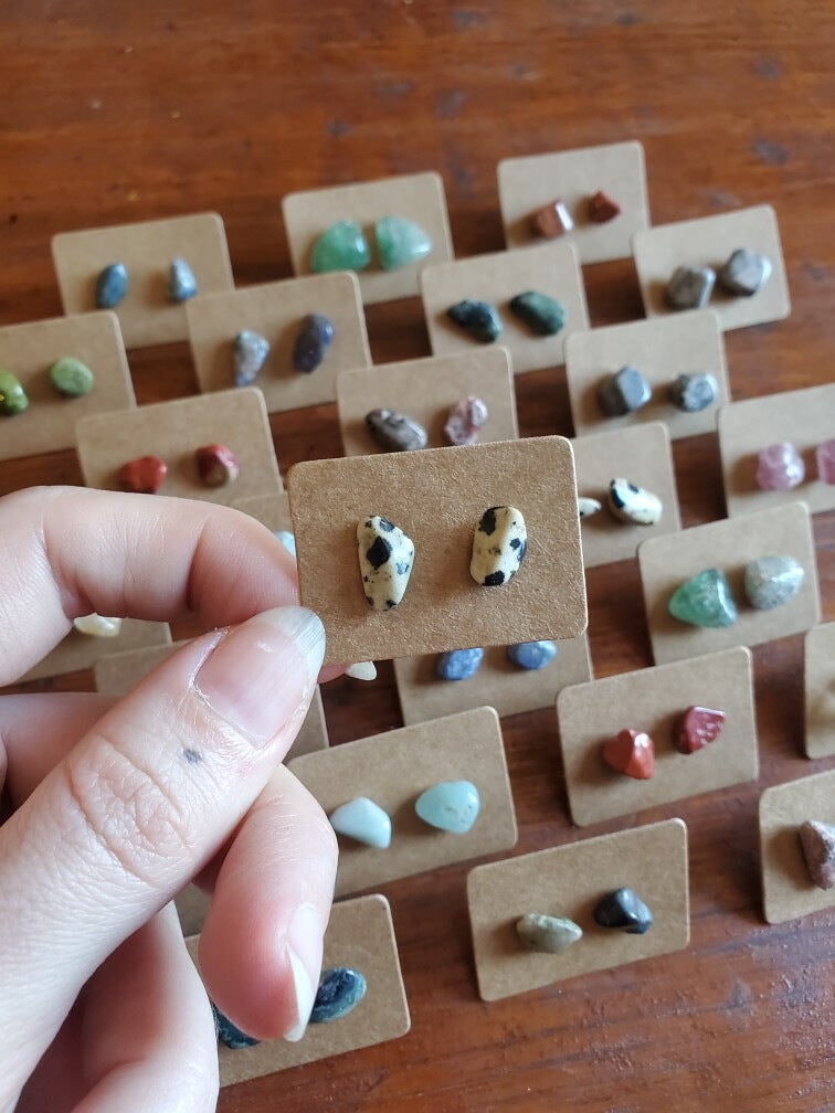 Assorted Crystal Chip Earrings