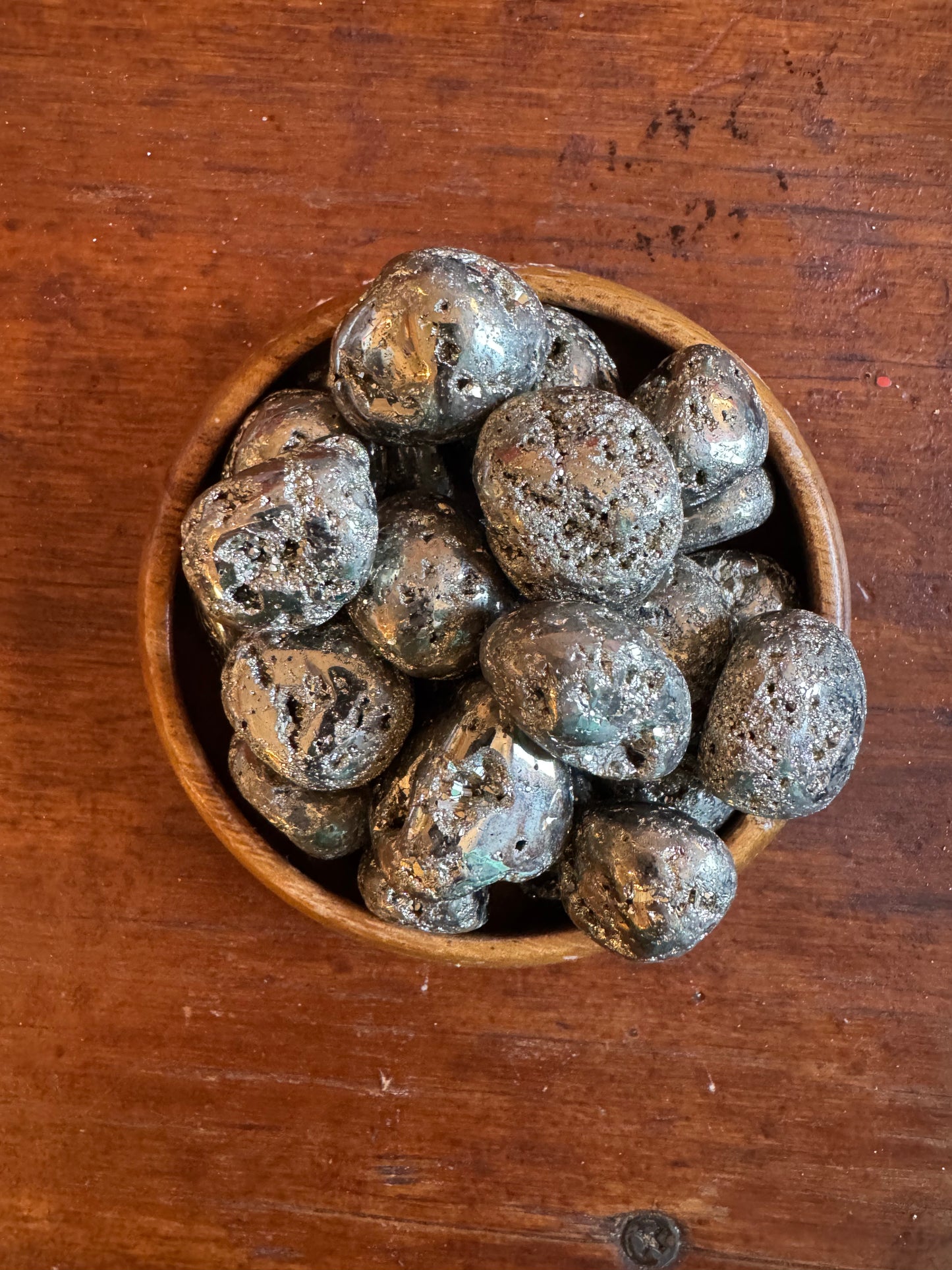 Pyrite- tumbled