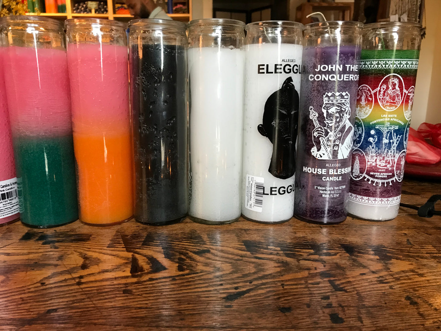 Glass Enclosed Candle - 2"x8"