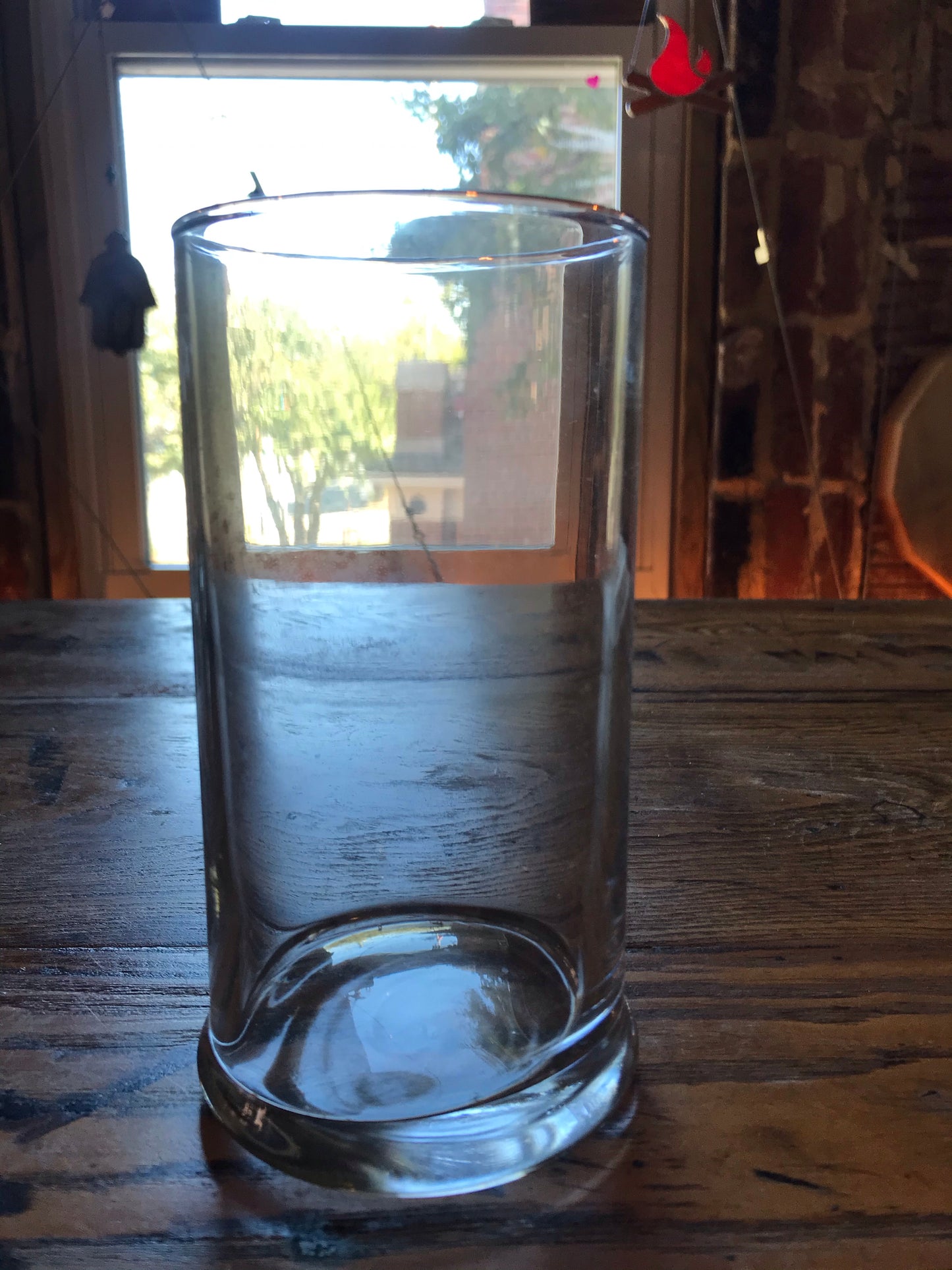 Glass Candle Holder