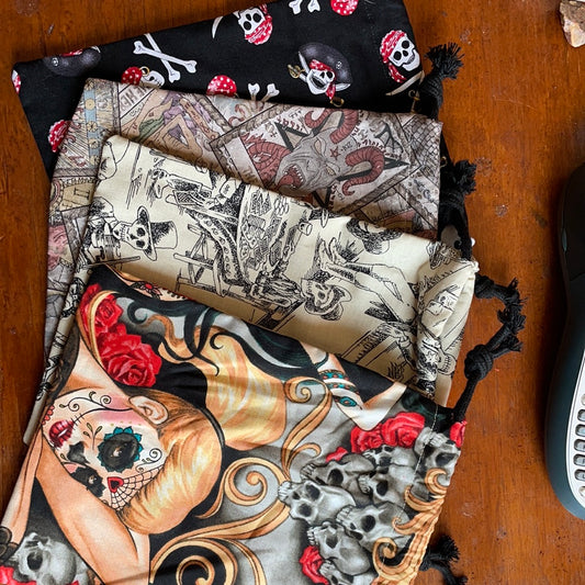 Assorted Skull Tarot Bags