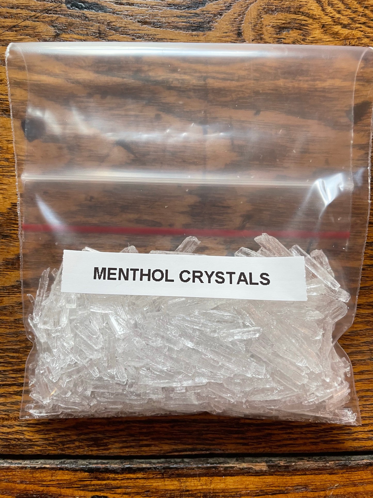 Menthol crystals