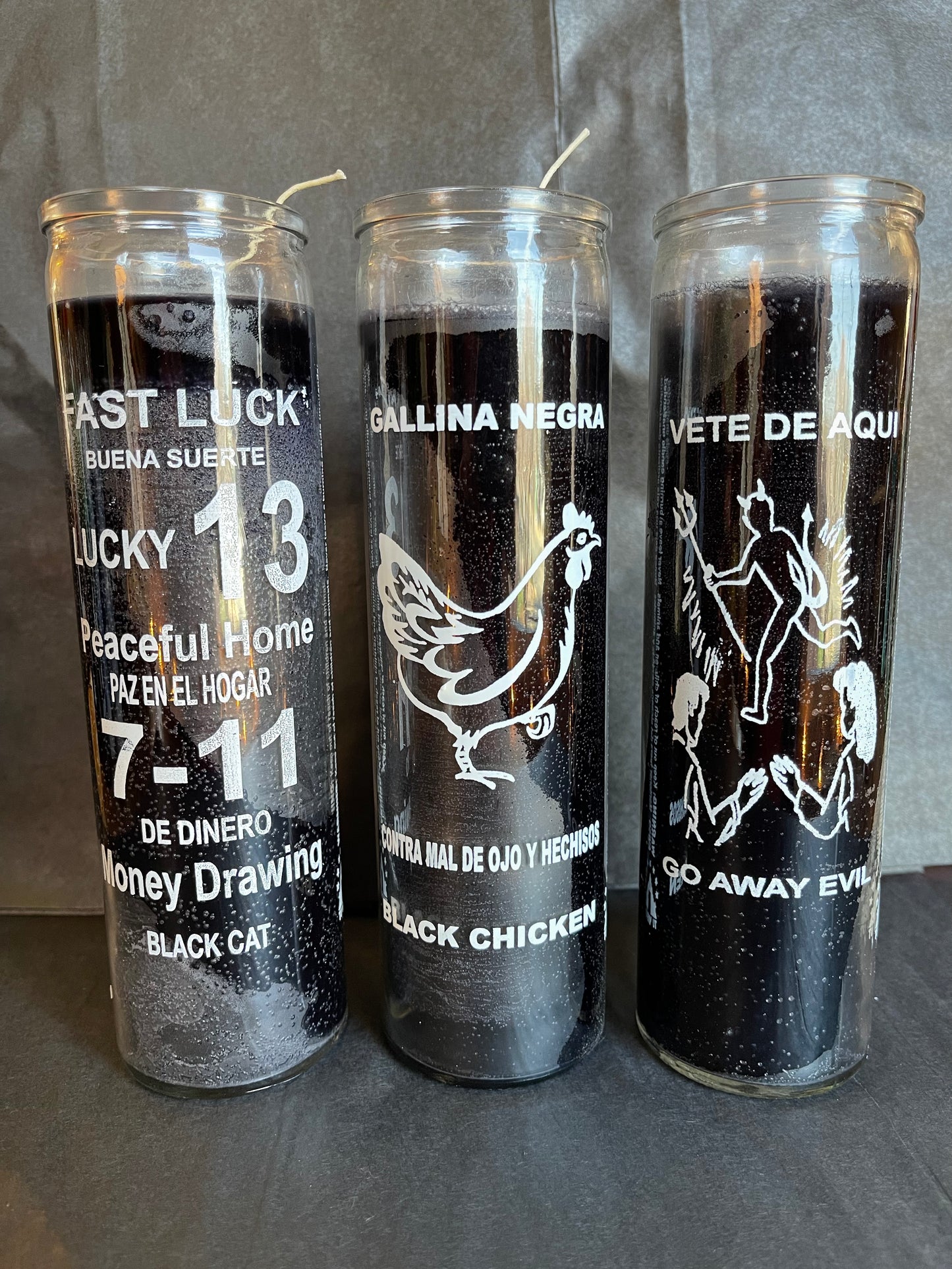 Glass Enclosed Candle - 2"x8"