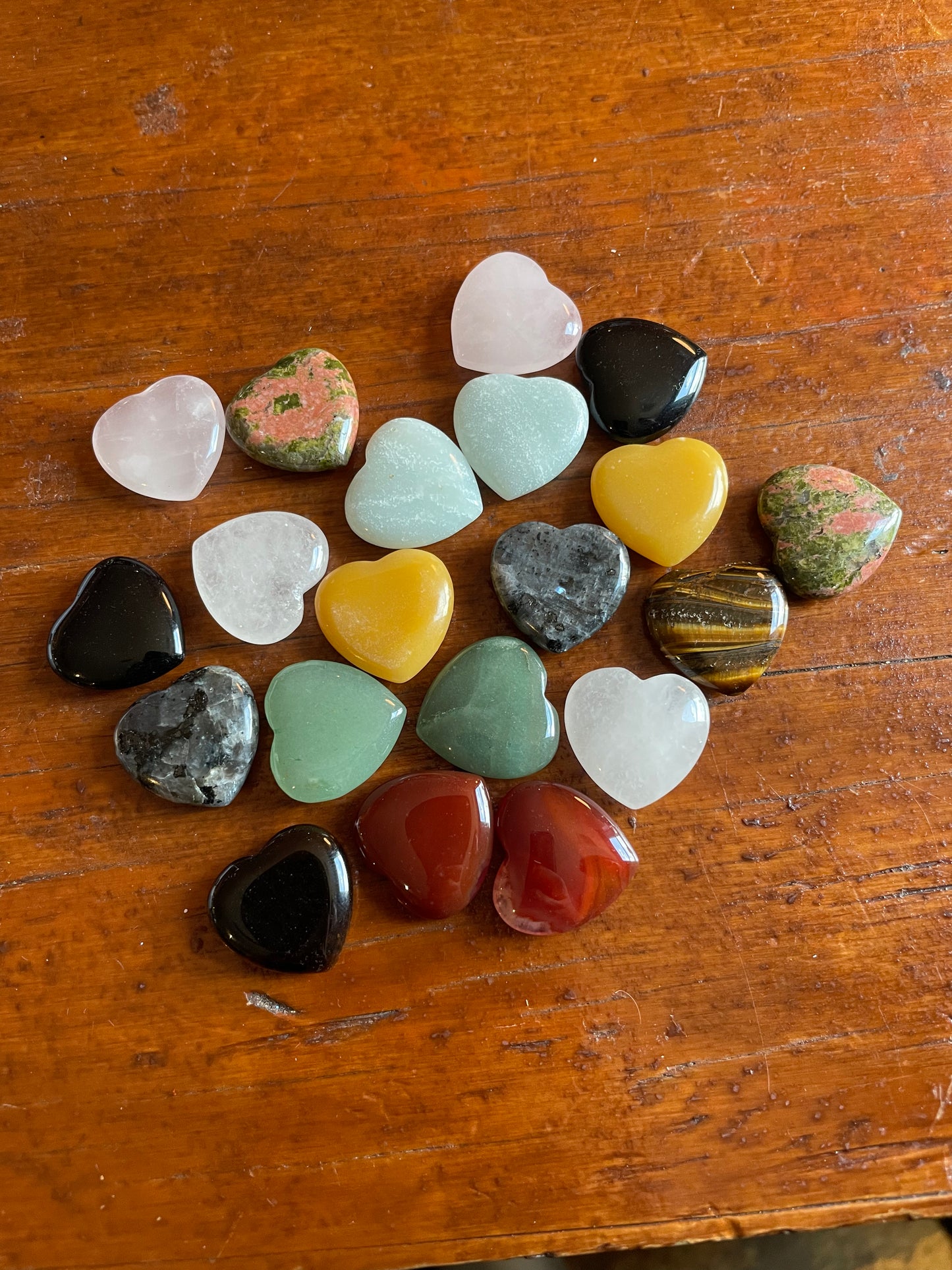 Mini Assorted Crystal Heart