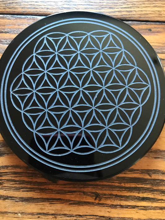 Obsidian Flower of Life
