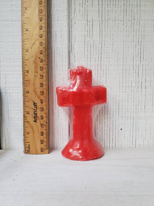 Cross Candle - Red
