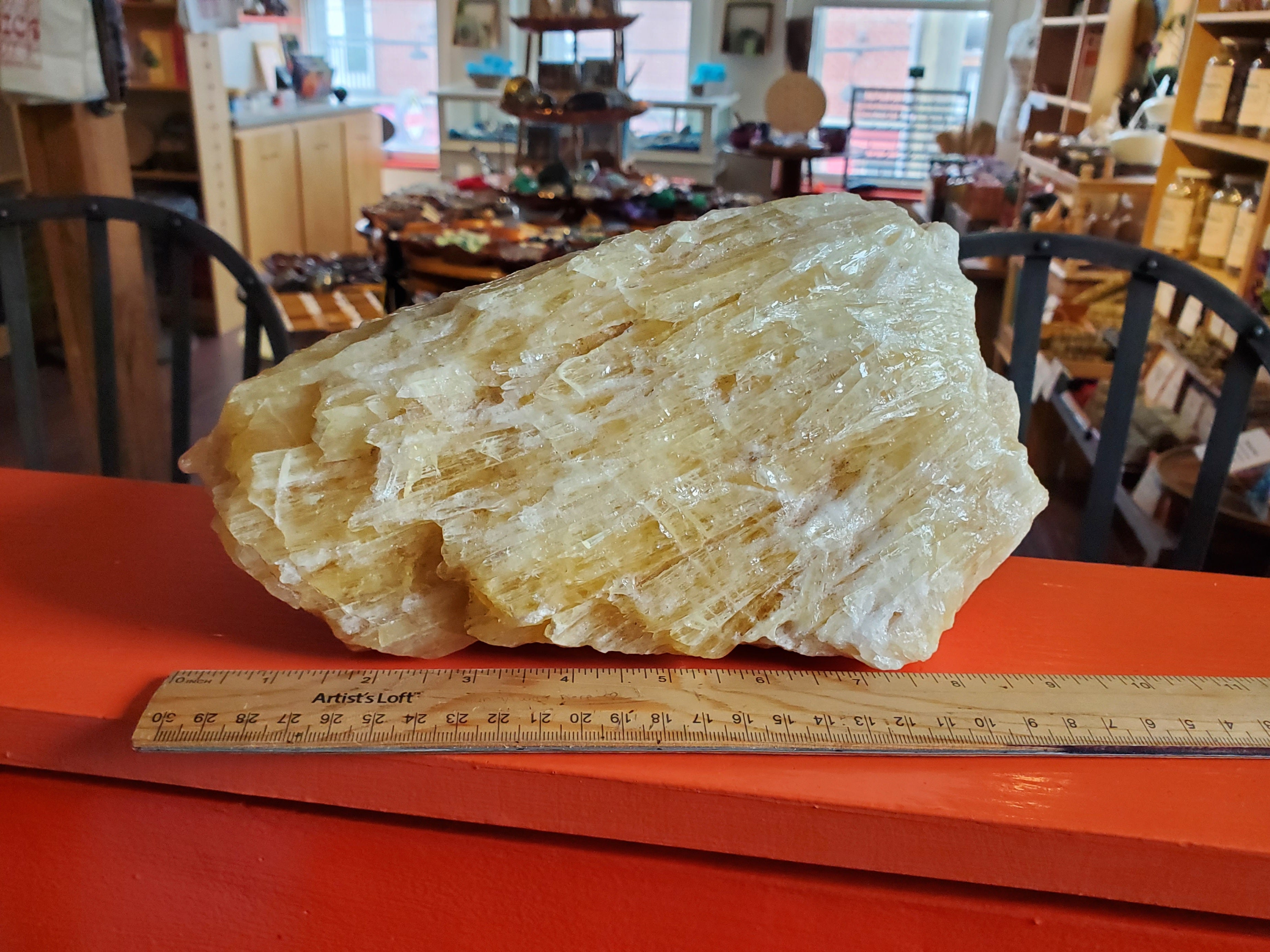 Golden Calcite Specimen
