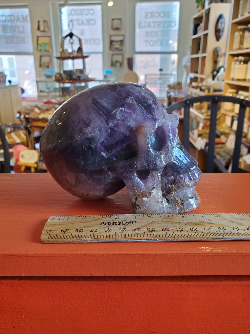 Amethyst Skull