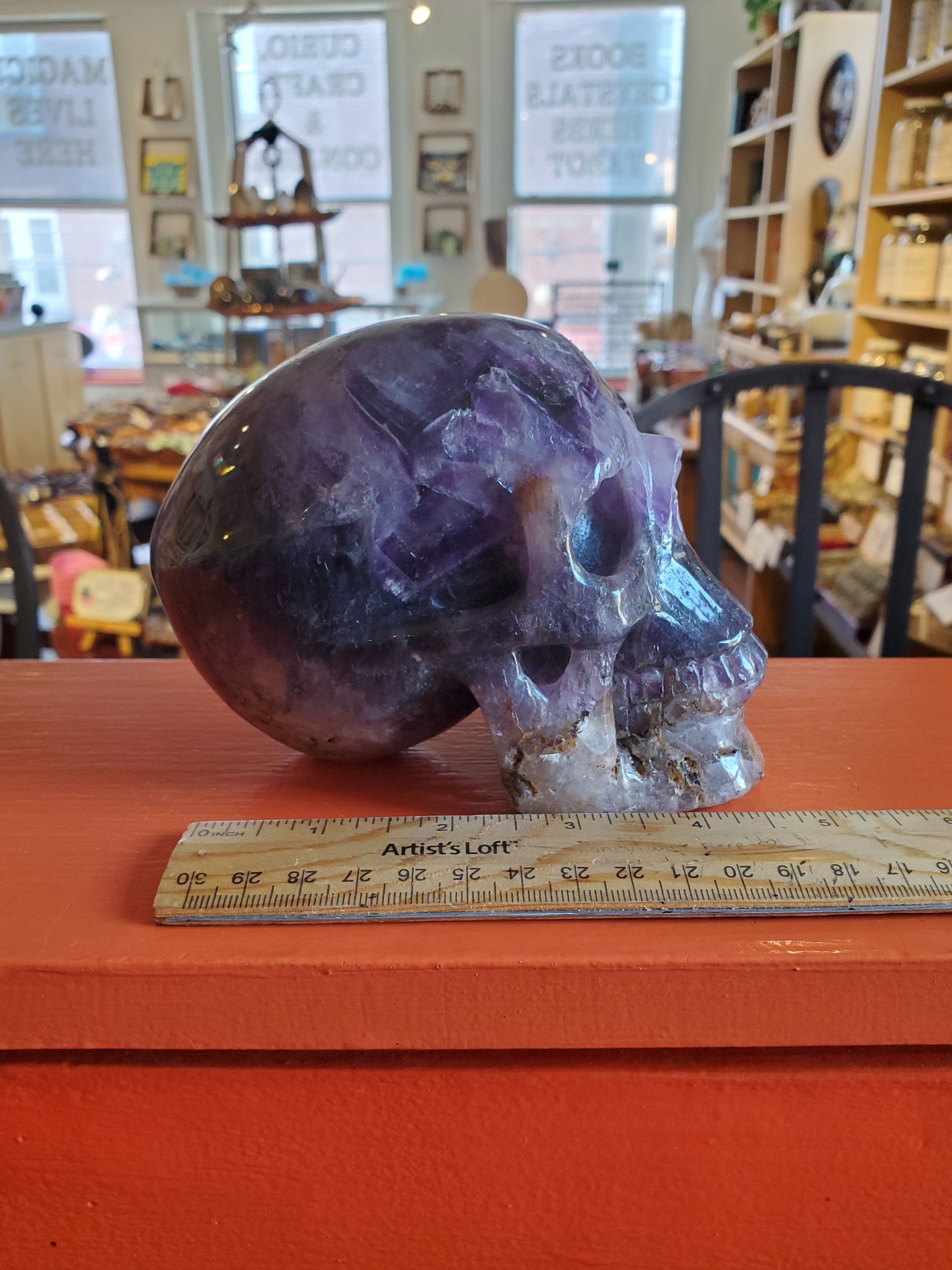 Amethyst Skull