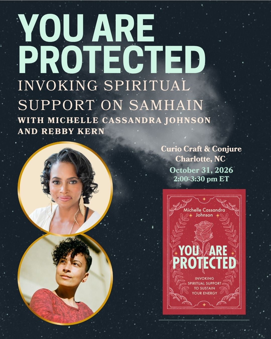 A Reading, Conversation, and a Ritual with Michelle C. Johnson and Rebby Kern- 10/31/26 @ 2pm
