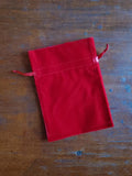 Red Velvet Bag 5”x7”