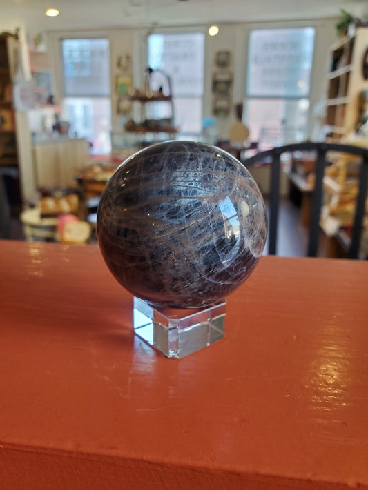 Black Moonstone Sphere