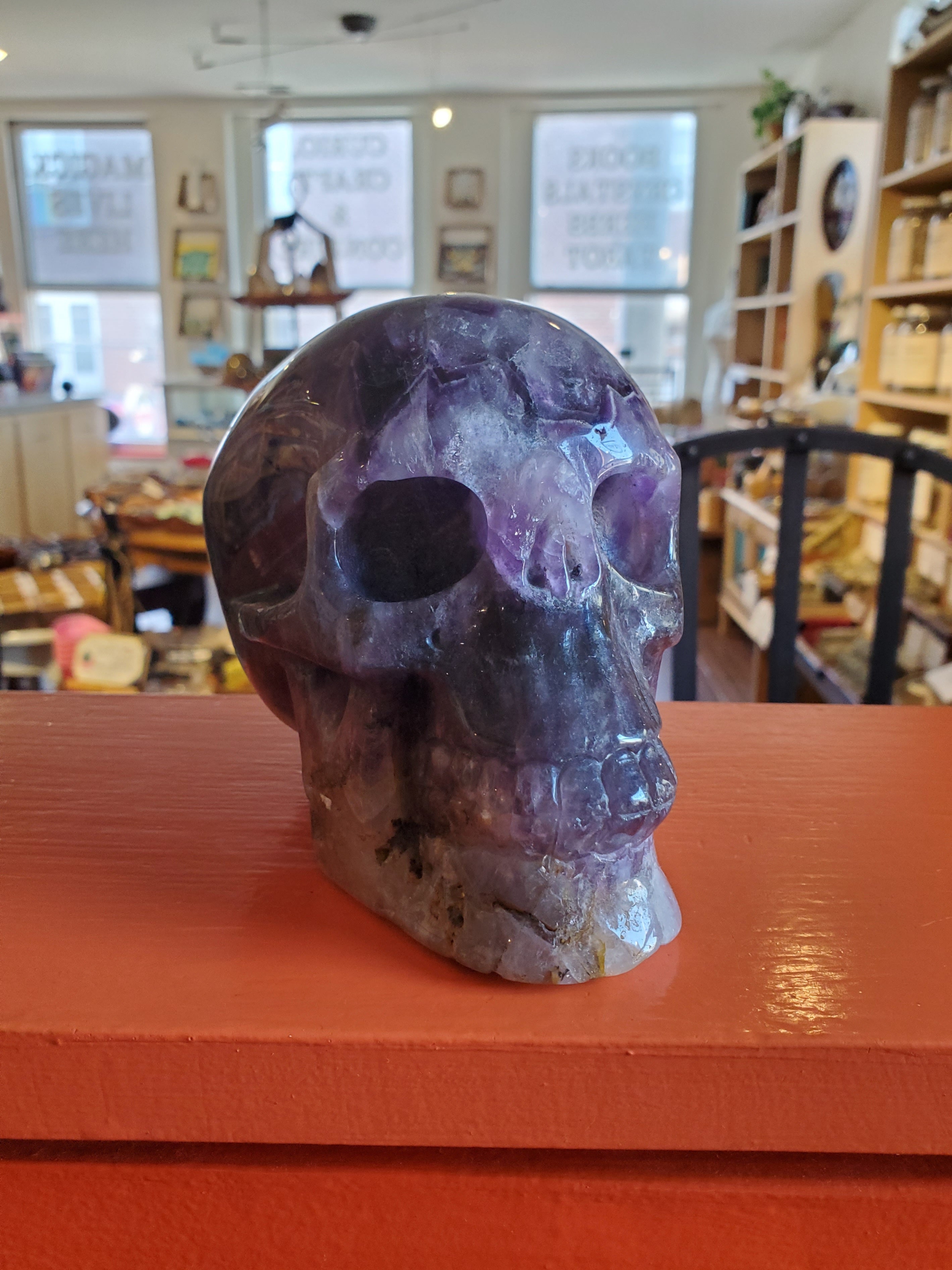 Amethyst Skull