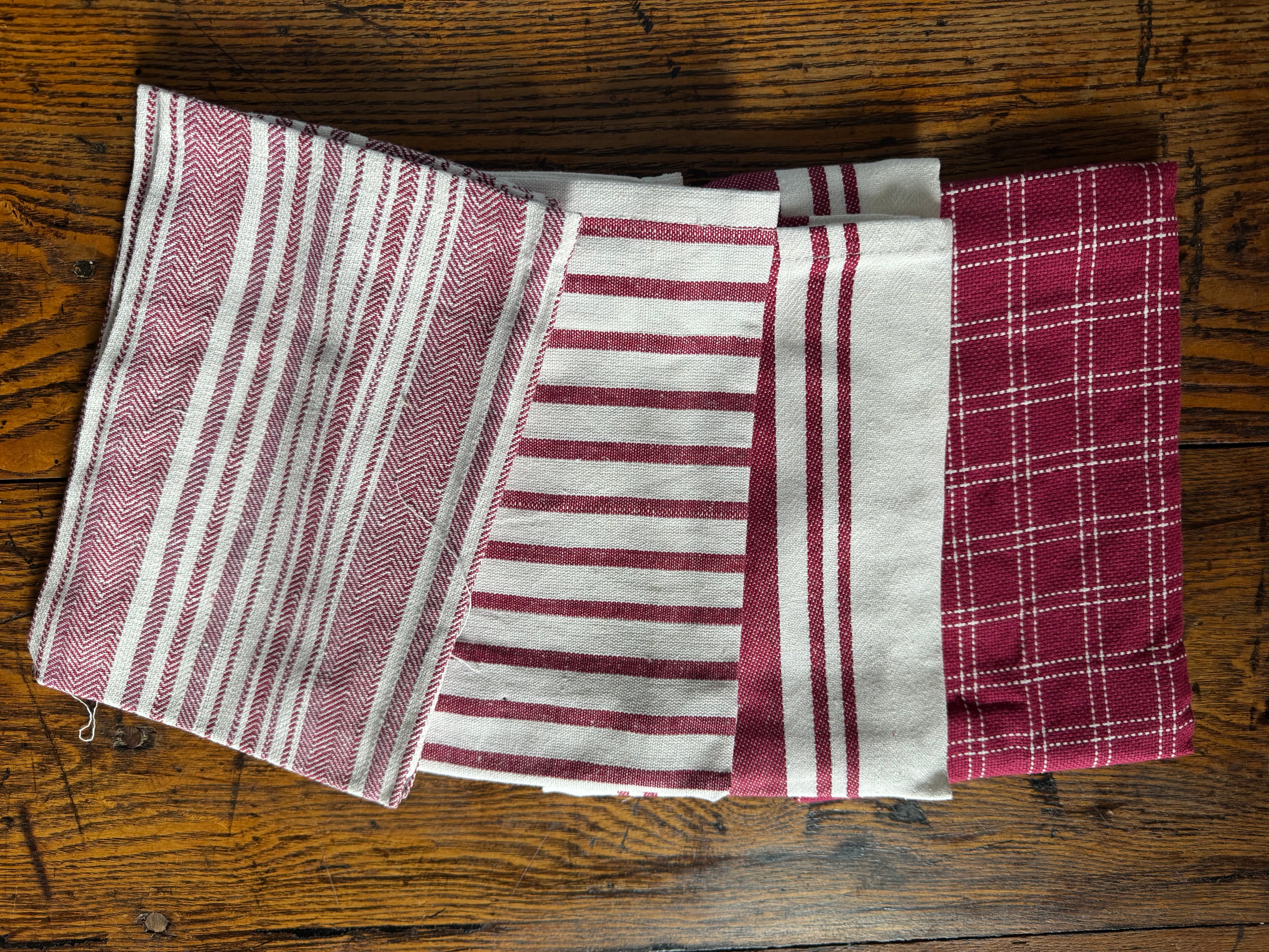 Red & White Altar Cloths - sold individually