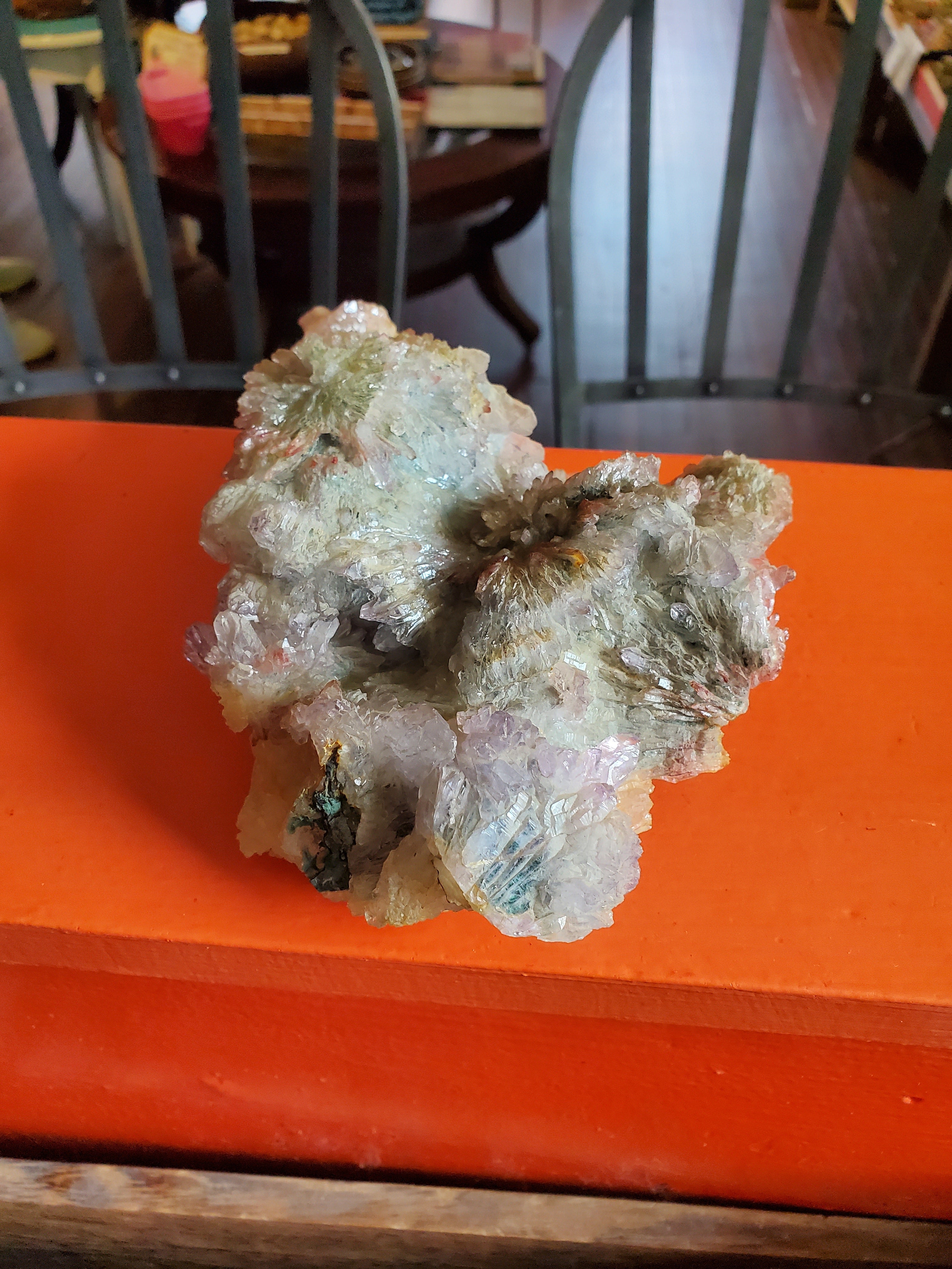 Fluorite Malachite Specimen