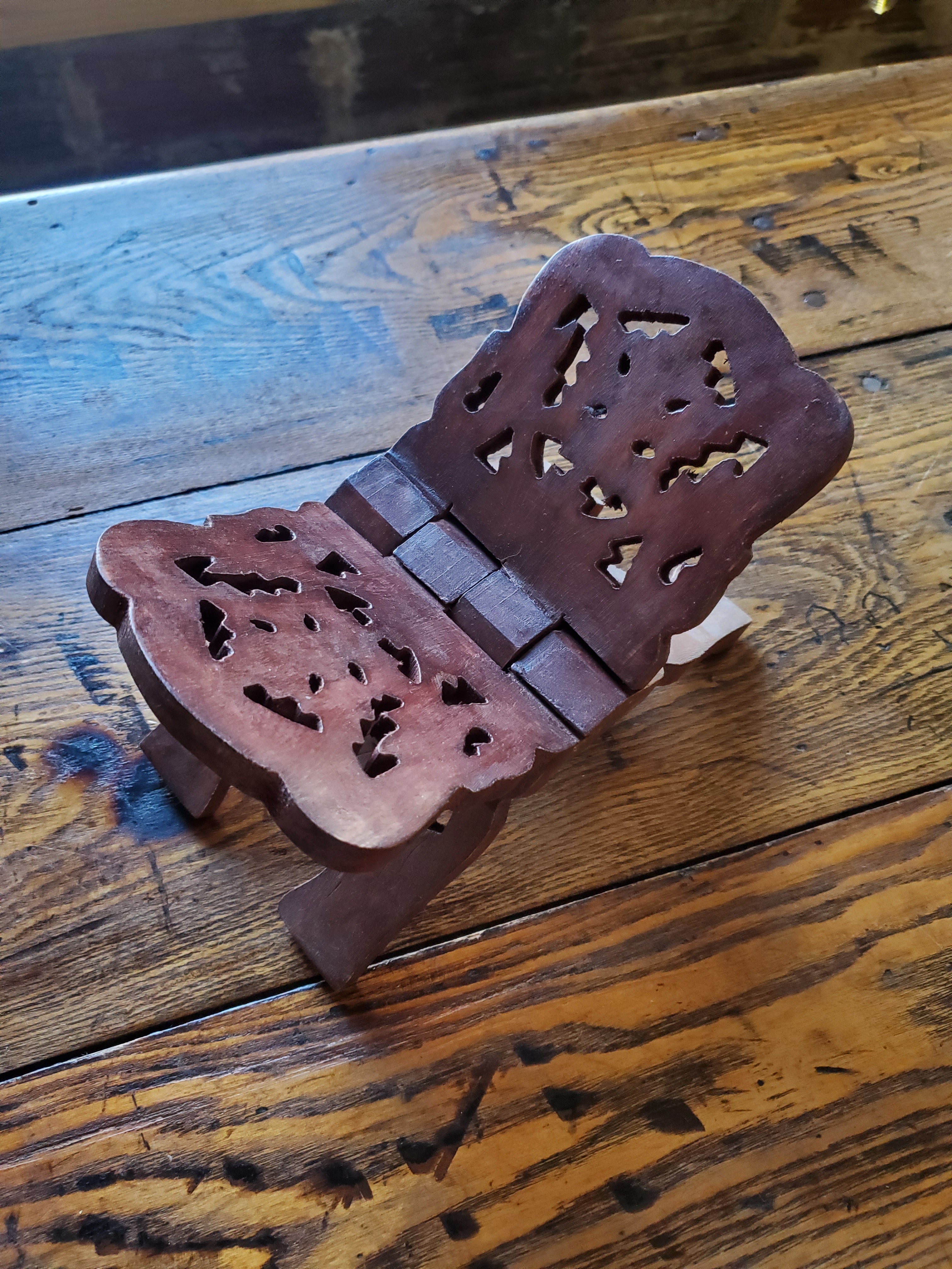 Wooden Book Stand