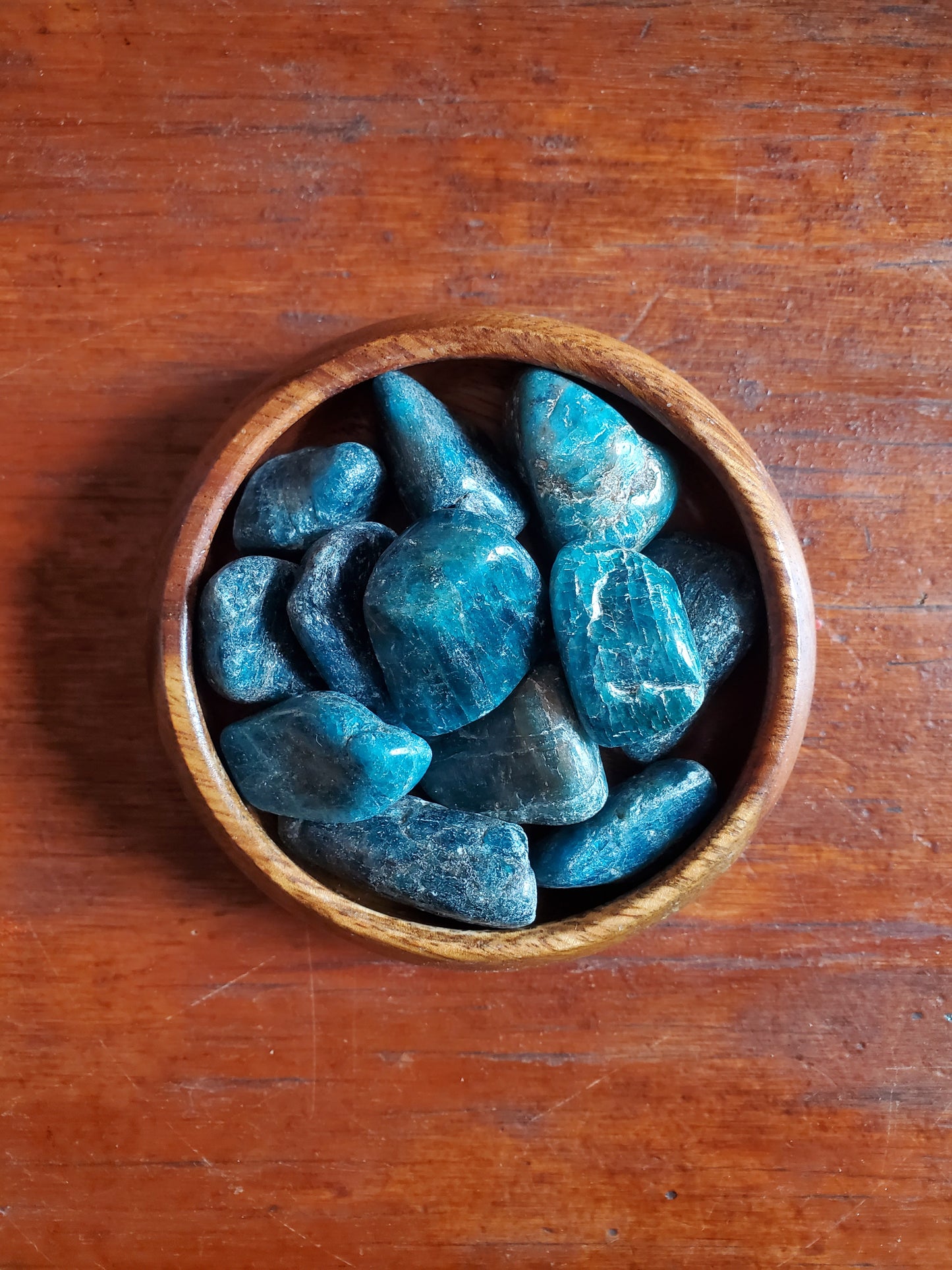 Blue Apatite - Tumbled