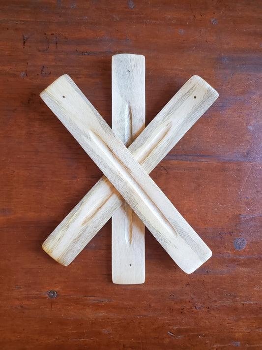 Light Wood Incense Holder