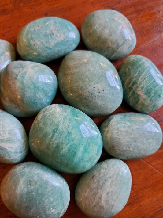 Amazonite Palm Stone