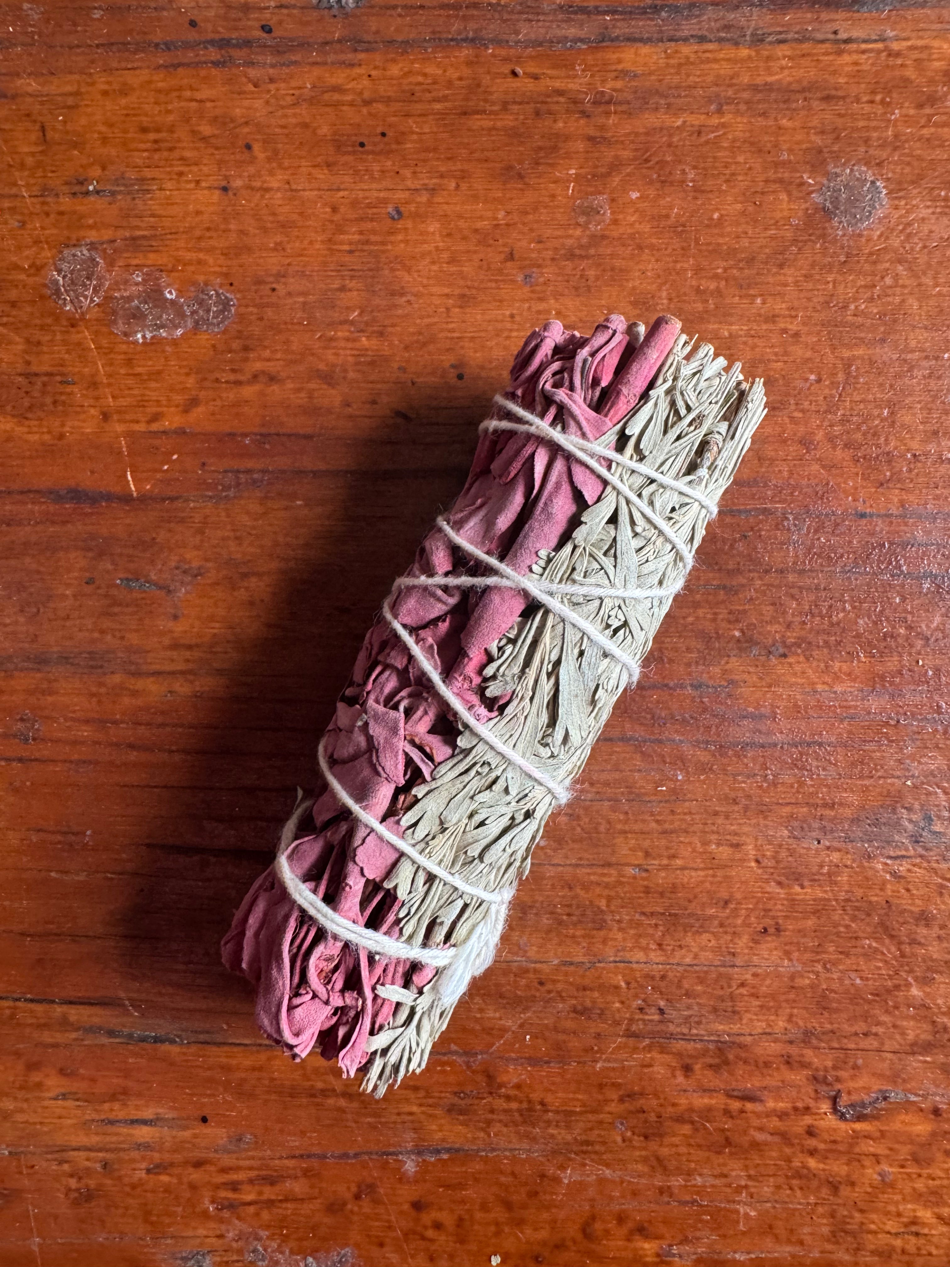 White Sage, Blue Sage, & Dragon’s Blood Bundle- 4”
