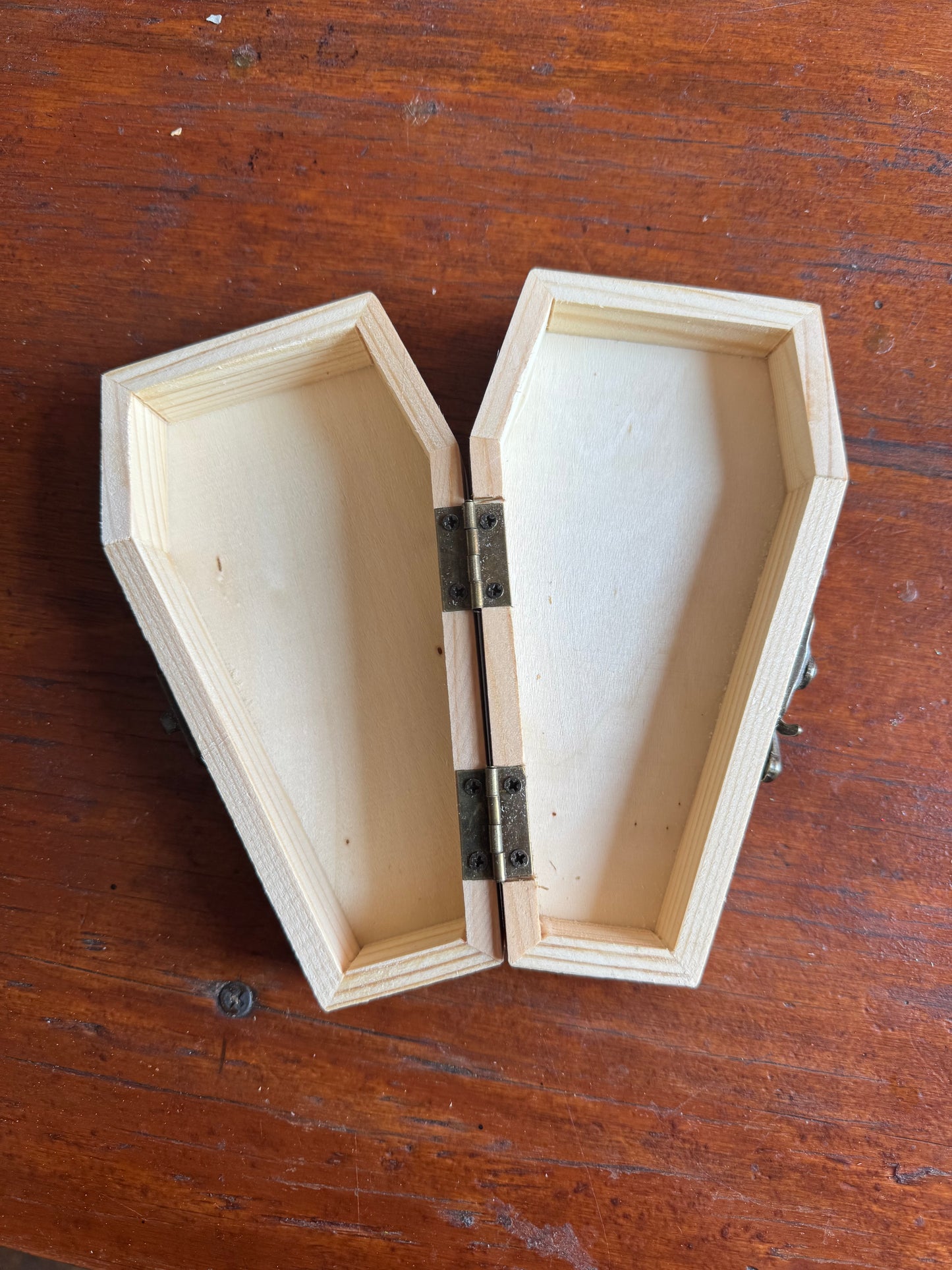 Pine Coffin Box