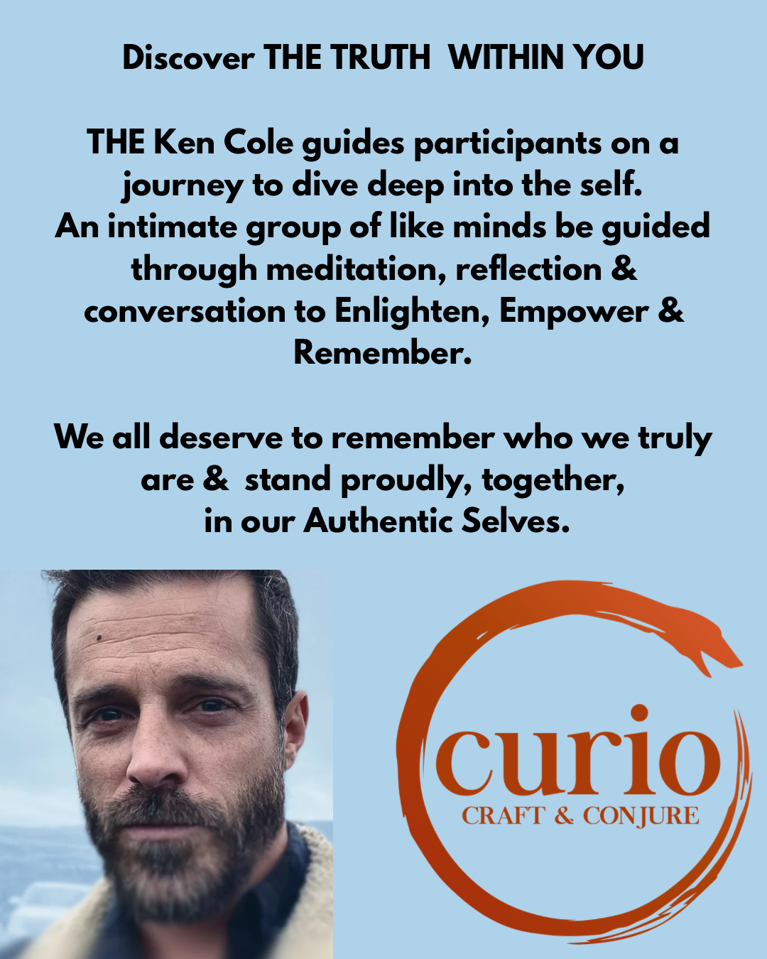 Into the Mirror Event with Ken Cole 1/31 3pm