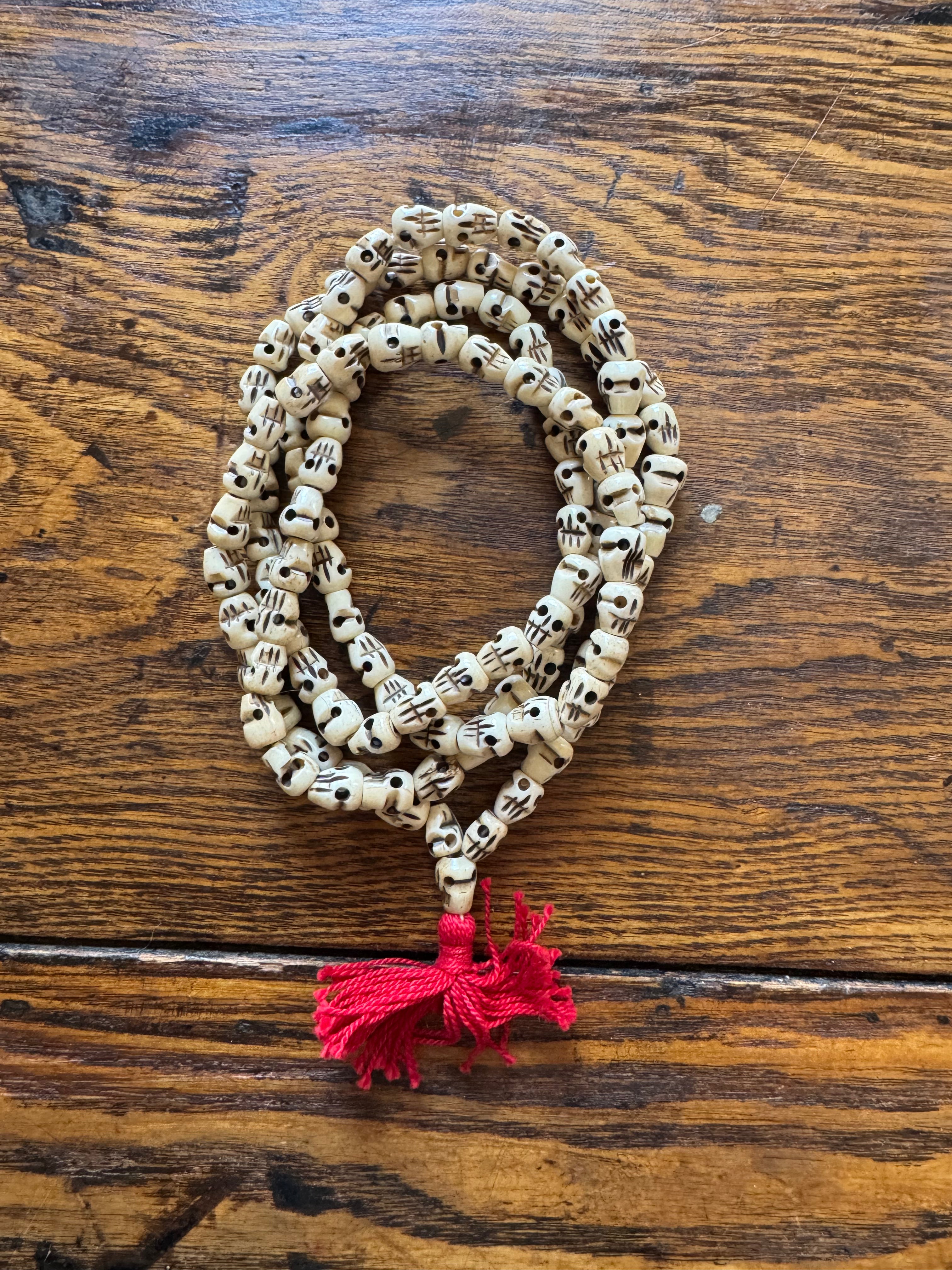 Bone Skull Mala