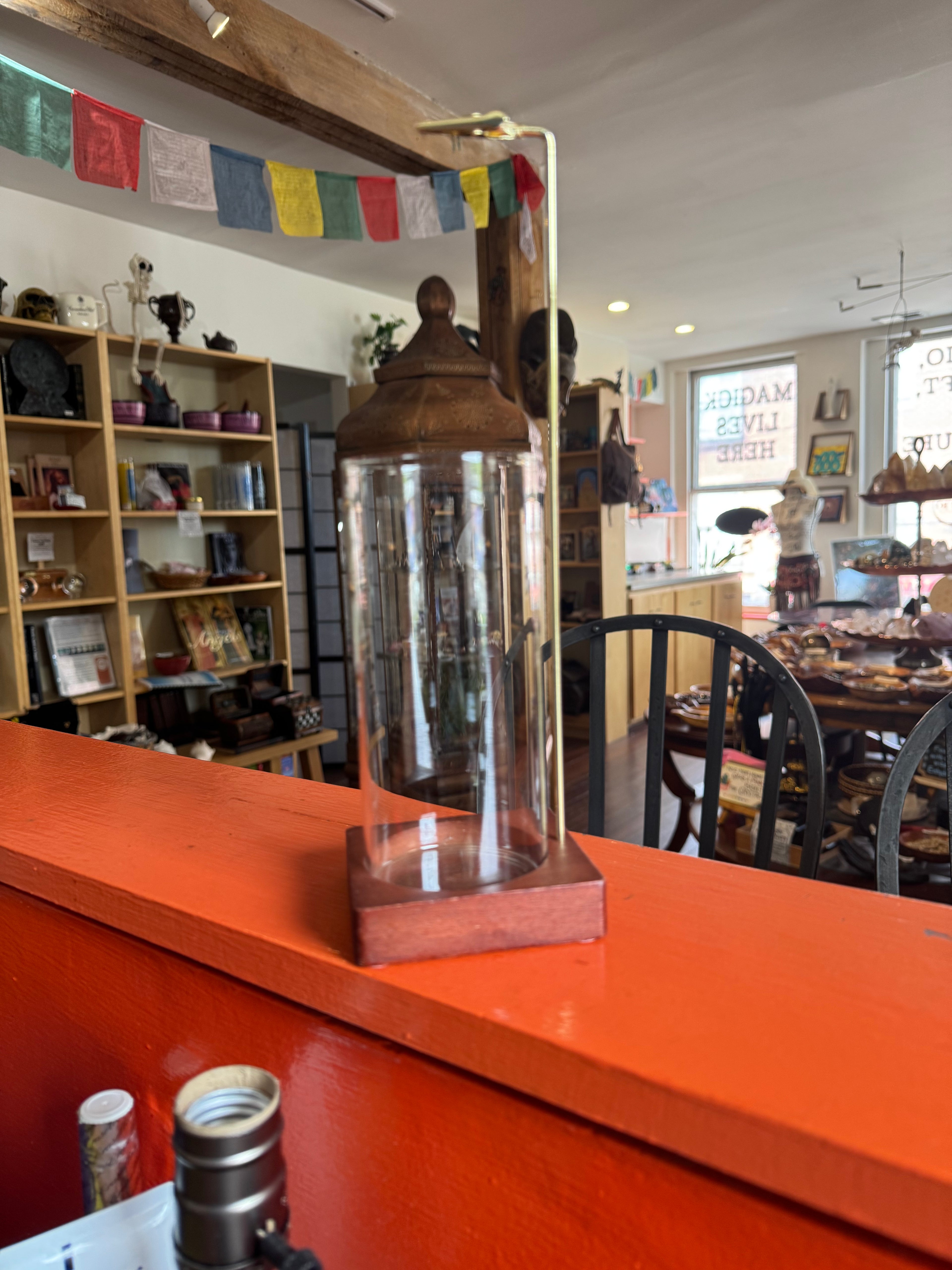 Incense Holder with Detachable Glass Ash Catcher
