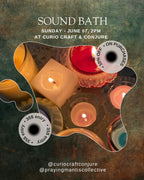 Sound Bath Sunday 6/7 at 2:00pm