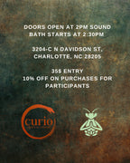 Sound Bath Sunday 6/7 at 2:00pm